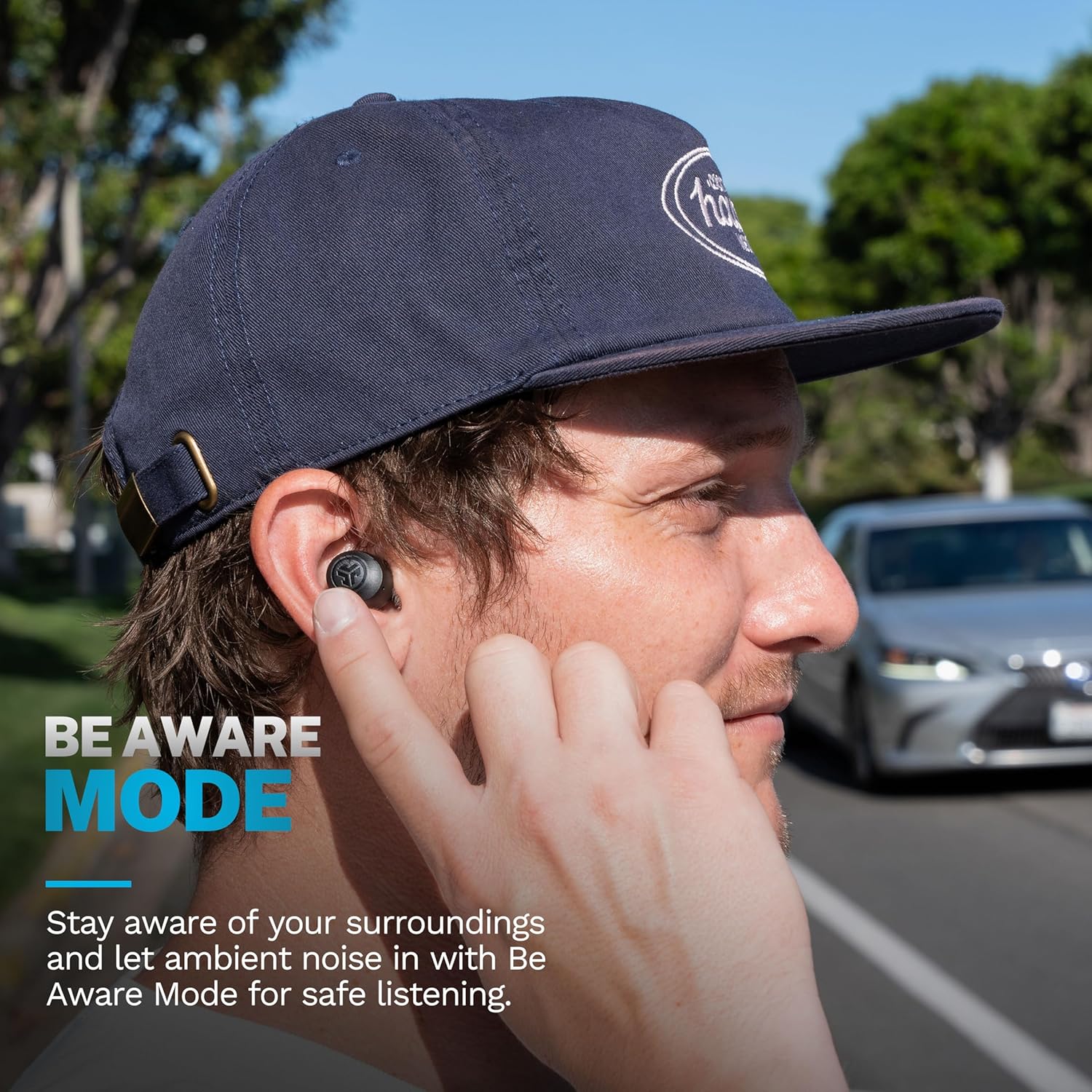 JLab Go Air Pop True Wireless Bluetooth Earbuds & Charging Case - Black, Dual Connect, IPX4 Sweat Resistance, Bluetooth 5 Connection, 3 EQ Sound Settings Signature, Balanced, Bass Boost - Image 6